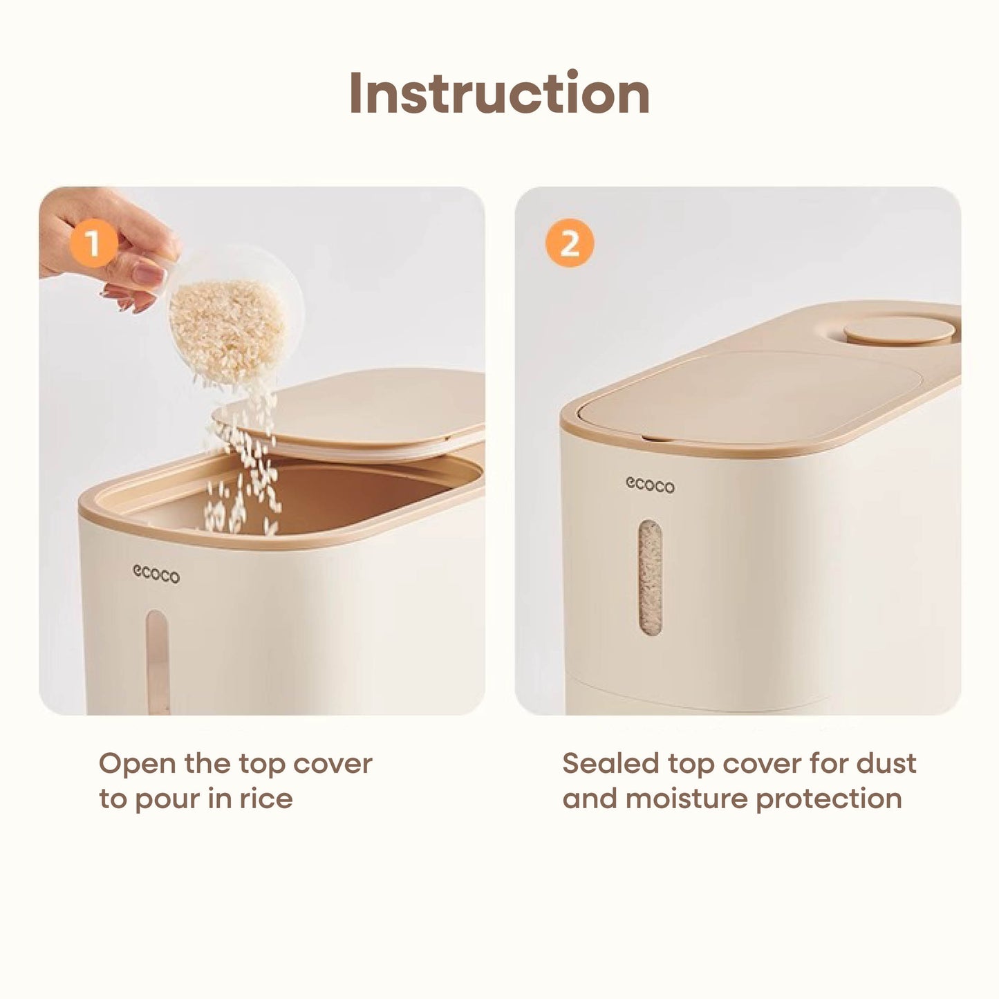 Měřicí zásobník na rýži (malý)