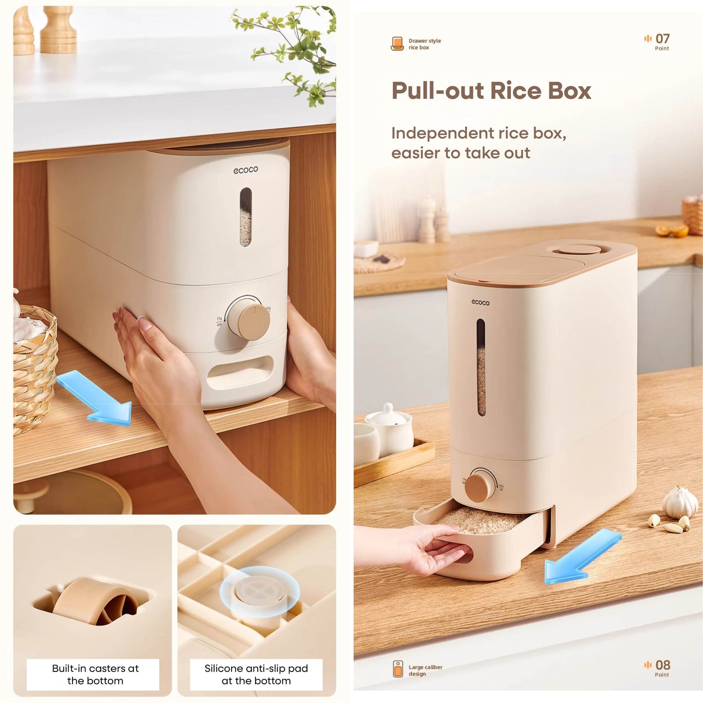 Měřicí zásobník na rýži (velký)