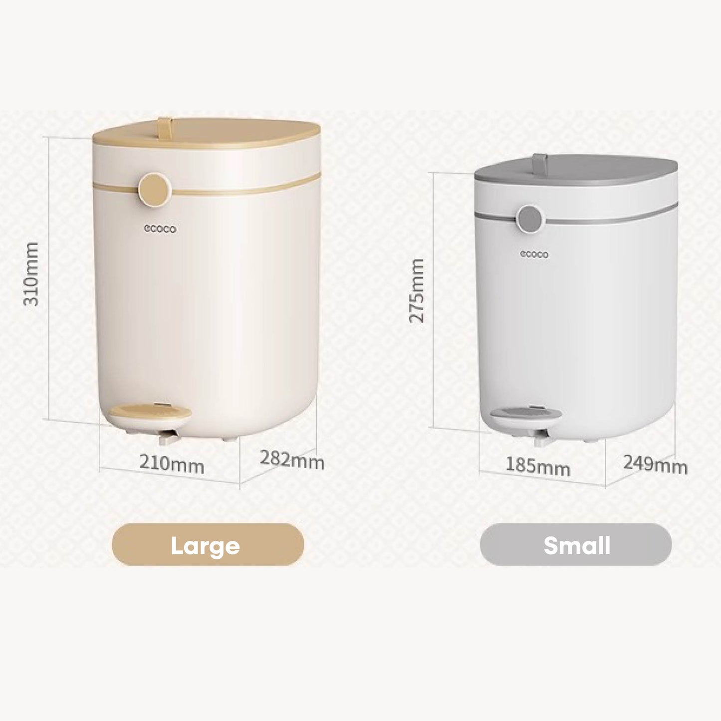 Odpadkový koš s pedálem (velký)