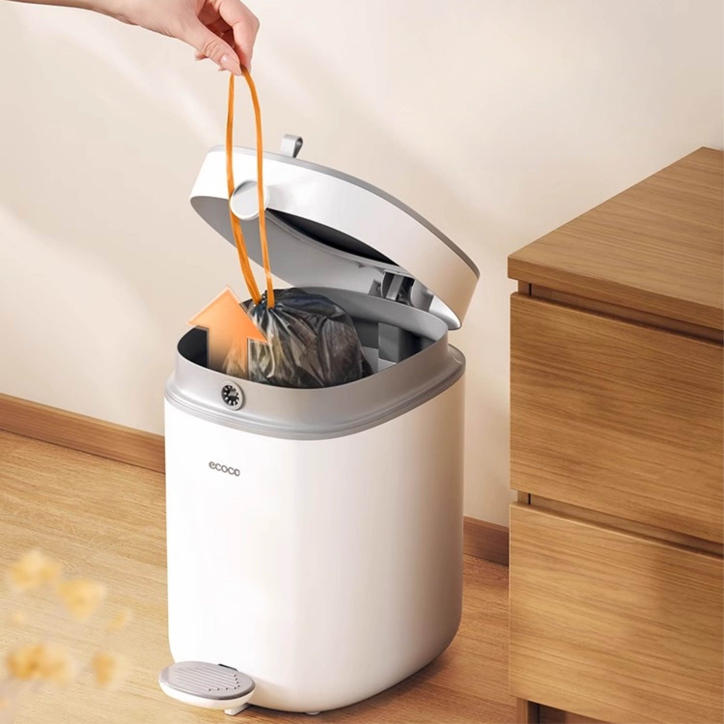 Odpadkový koš s pedálem (velký)