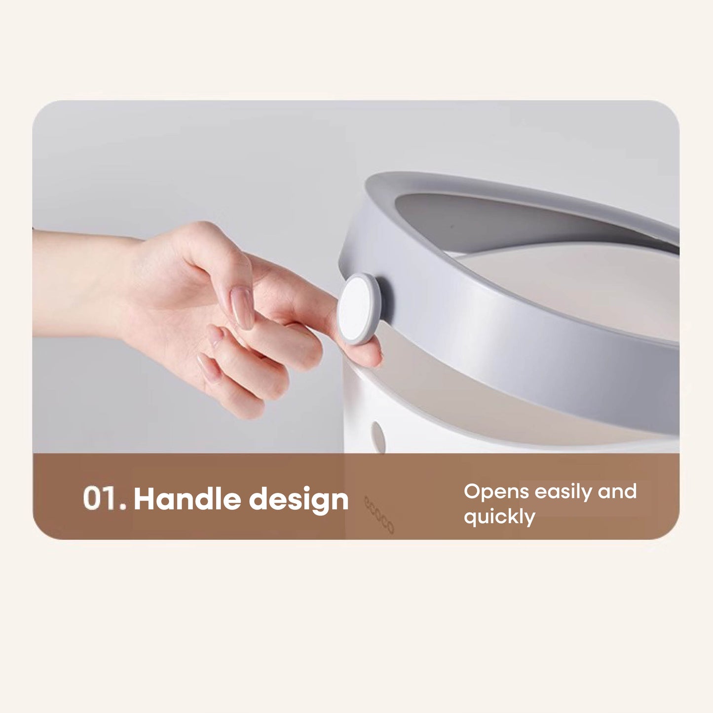 Odpadkový koš bez víka (velký)