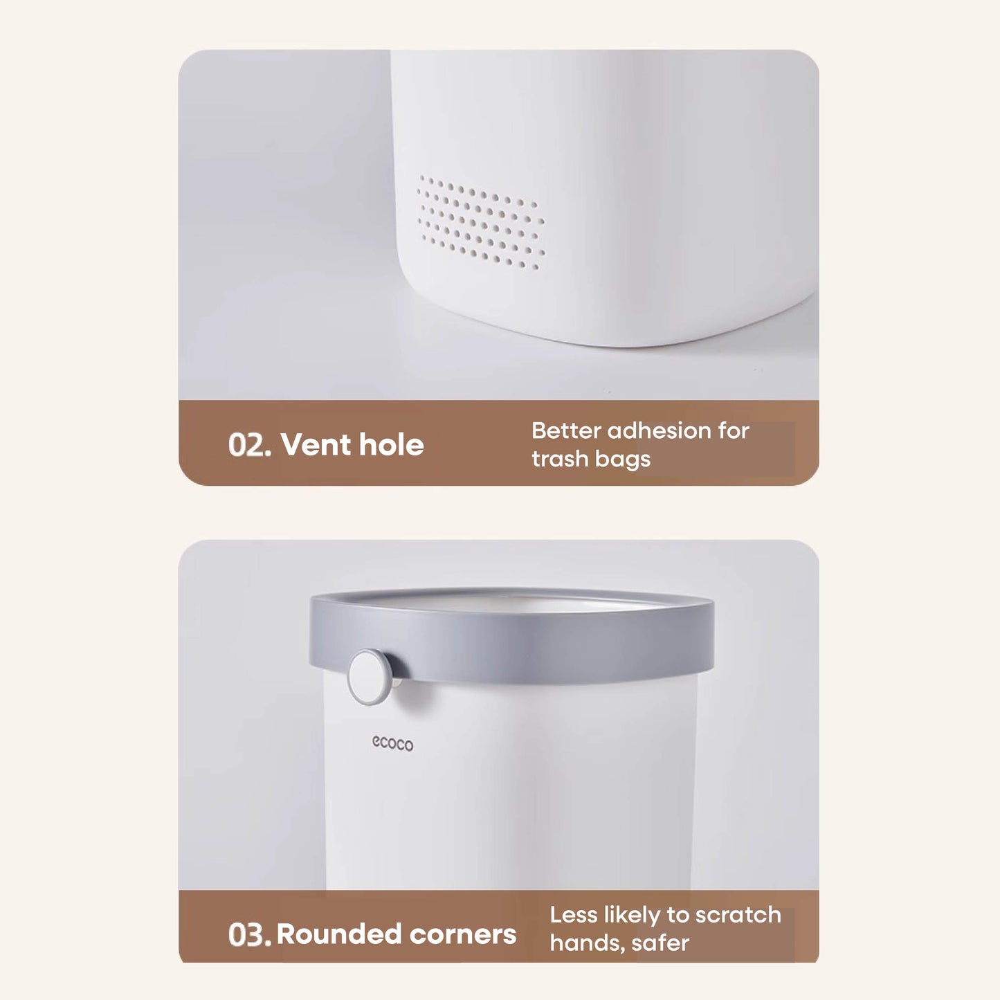 Odpadkový koš bez víka (velký)