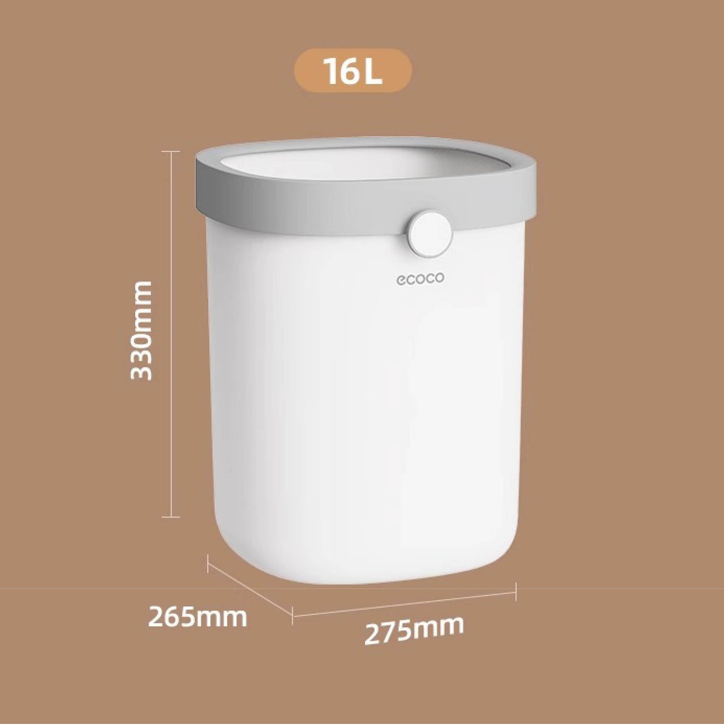 Odpadkový koš bez víka (velký)