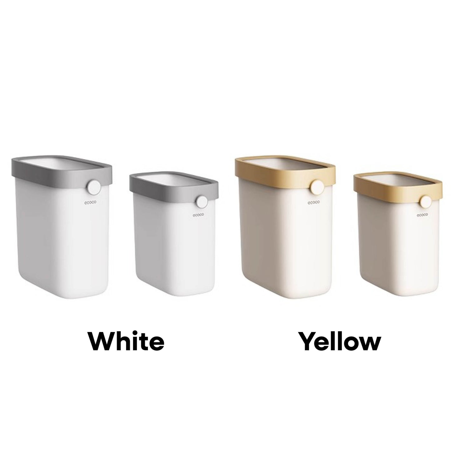 Úzký odpadkový koš bez víka (malý)