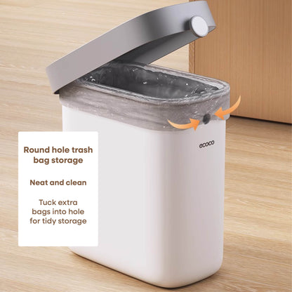 Úzký odpadkový koš bez víka (malý)