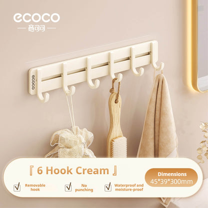 Nástěnný věšák s 6 háčky