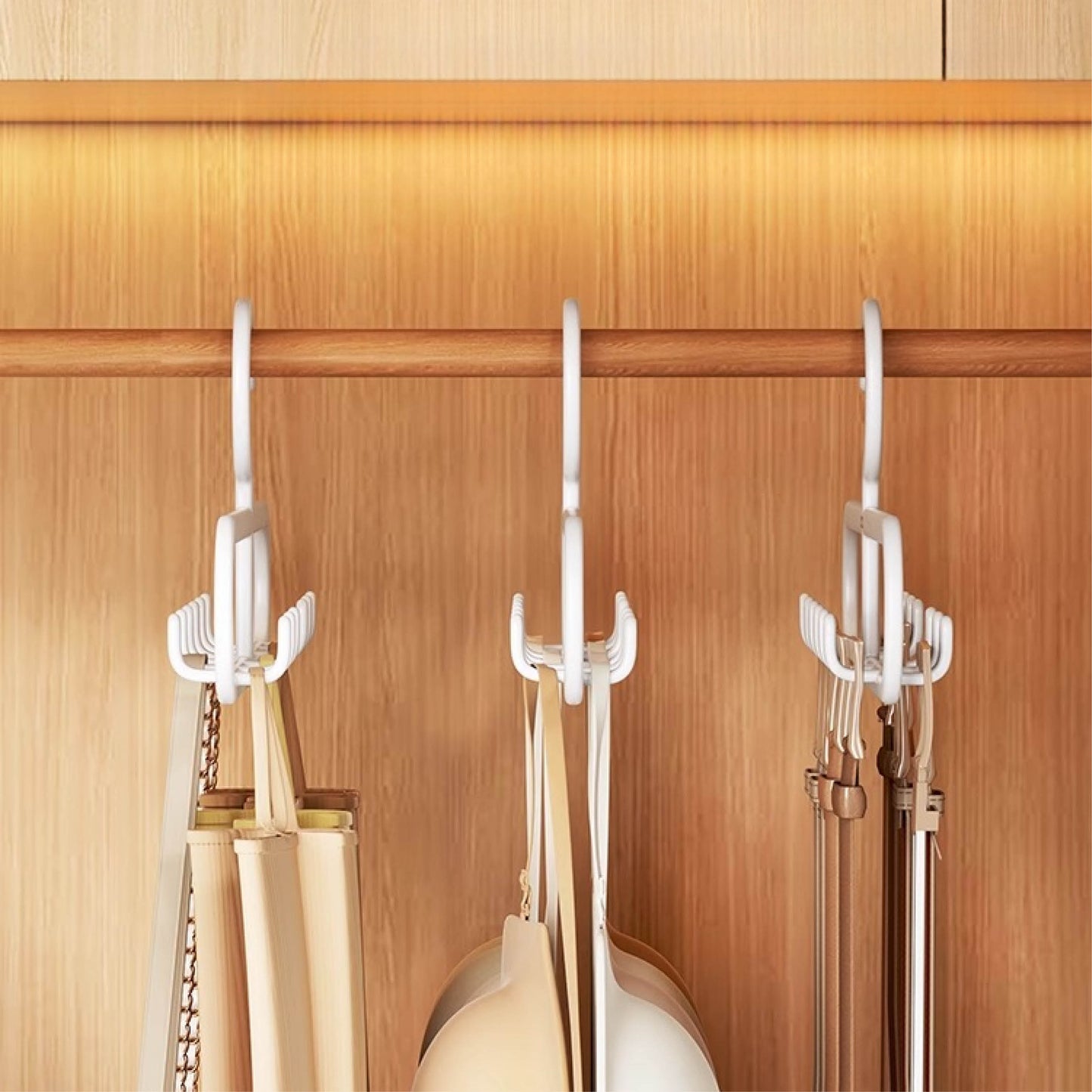 Sada 2 věšáku s 6 úchyty