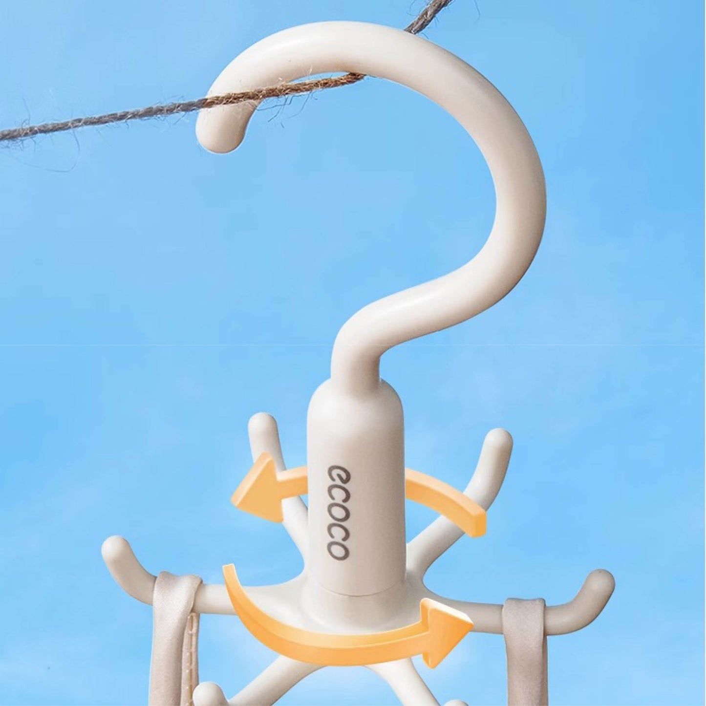 Sada 2 otočného věšáku s 6 rameny