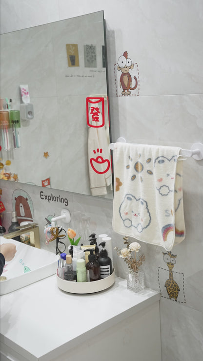 Věšák na ručníky bez vrtání (40cm)