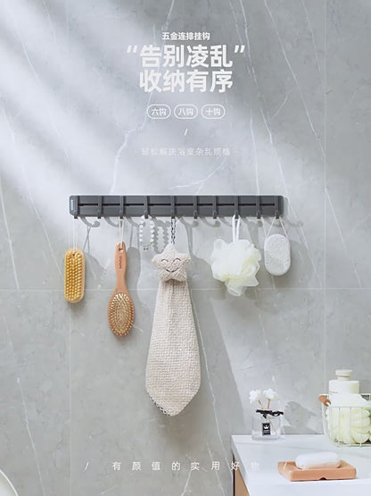 Nástěnný věšák s 8 háčky